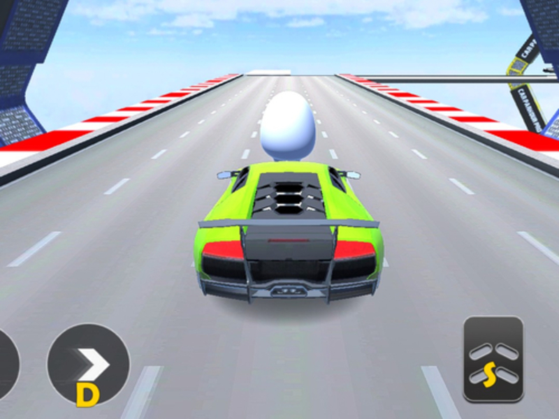 Jeu Cascade de voiture extrême à l'œuf en ligne