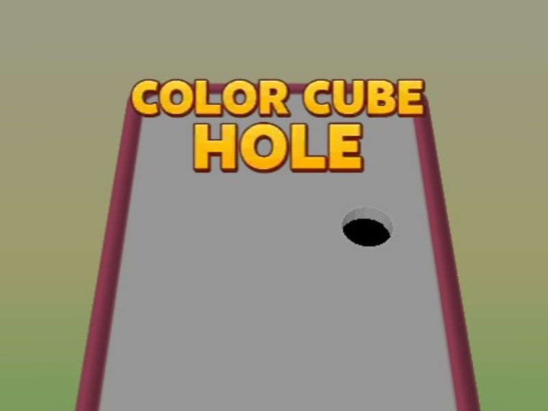 Jeu Trou du cube de couleur en ligne