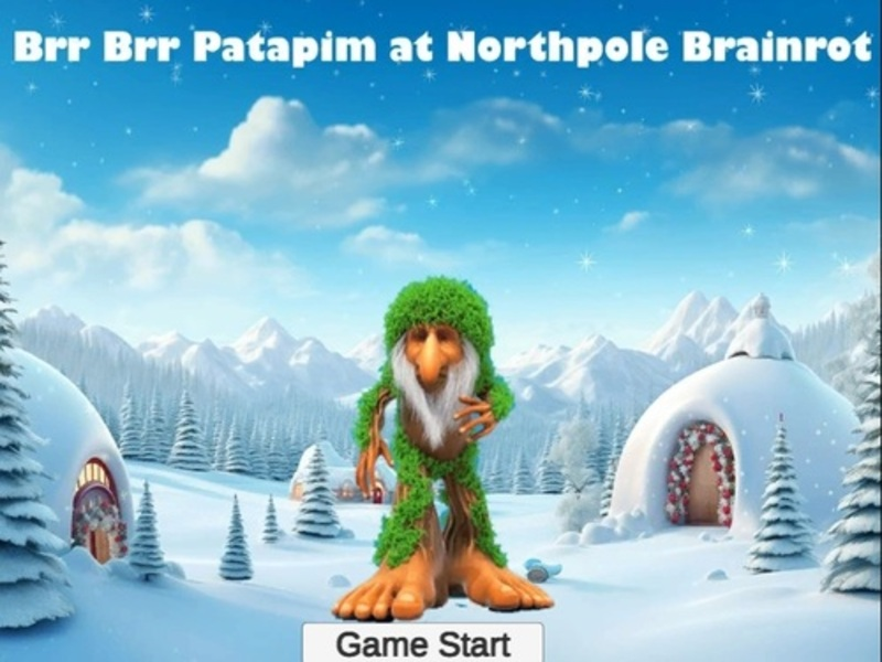 Jeu Brr brr patapim à northpole brainrot en ligne