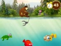 Jeu Masha et ours: pêche  en ligne