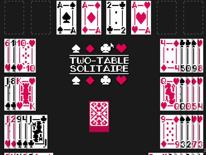 Jeu Solitaire à deux tables en ligne