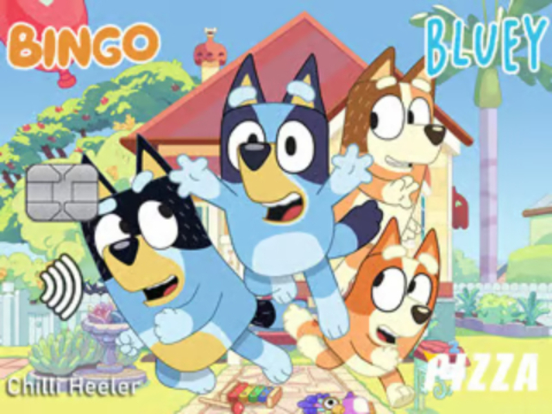Jeu Puzzle de puzzle: carte de crédit bluey en ligne