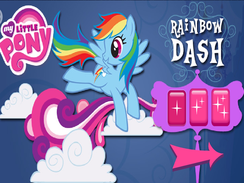 Jeu Bump cloud de Rainbow Dash en ligne