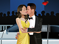 Jeu Angelina et Brad s'embrassent  en ligne