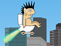 Jeu Toilettes à fusée  en ligne