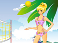 Jeu Spectacle de filles de beach-volley  en ligne