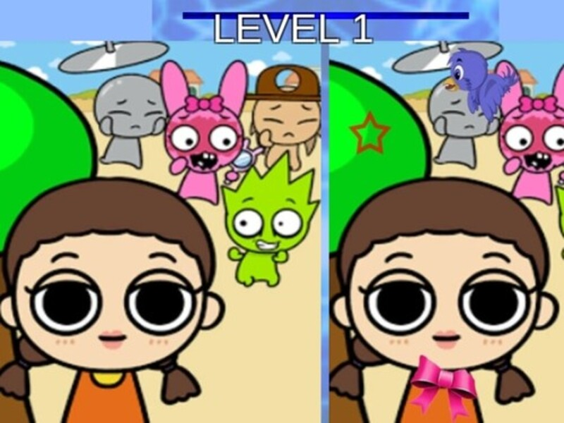 Jeu Sprunki et la différence de jeu de calmar en ligne