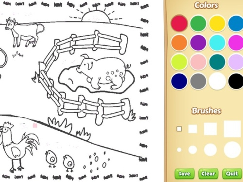 Jeu Livre de coloriage agricole pour les enfants en ligne