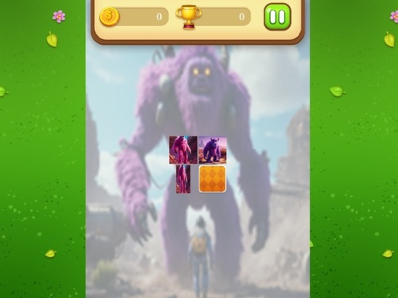 Jeu Match de la mémoire de Yeti en ligne