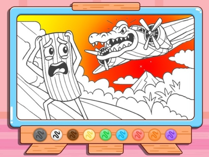 Jeu Livre de coloriage: Bombardino Crocodilo en ligne