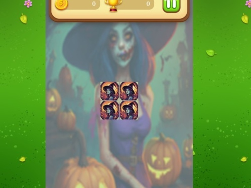 Jeu Match à la mémoire des sorcières en ligne
