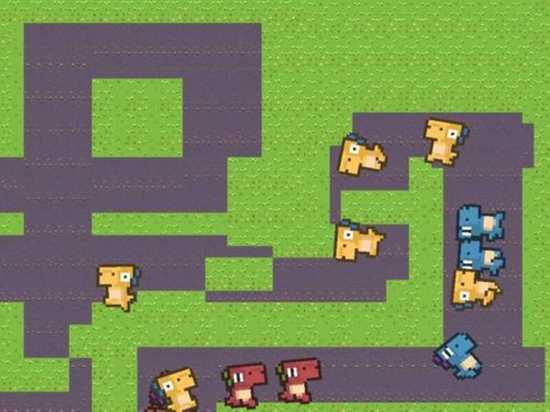 Jeu Dino Defence 2d en ligne