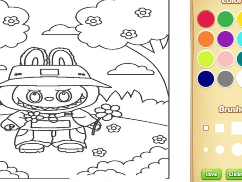 Jeu Livre de coloriage Labubu mignon pour les enfants en ligne