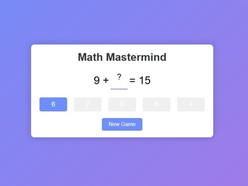 Jeu Mastermind mathématique en ligne