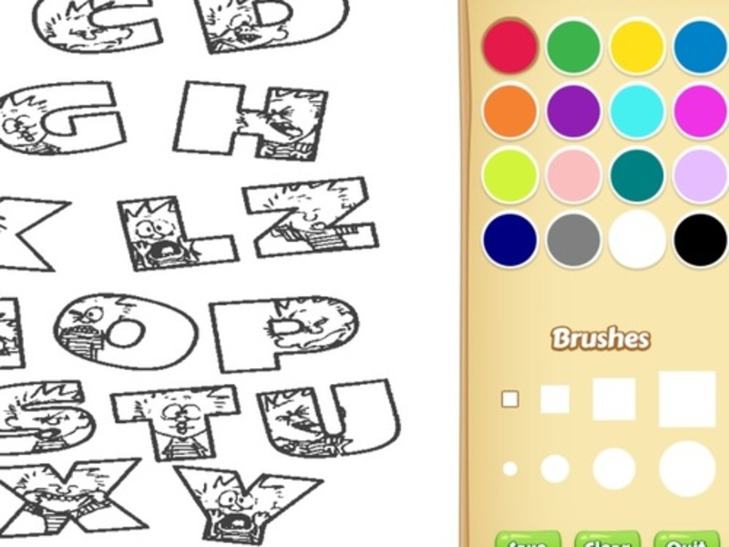 Jeu Alphabet Animal Coloring Livre pour les enfants en ligne
