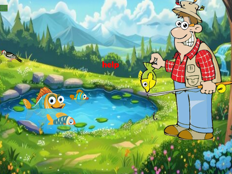 Jeu Récupérer le poisson du pêcheur en ligne