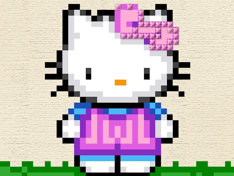 Jeu Hello Kitty Cross Stitch en ligne