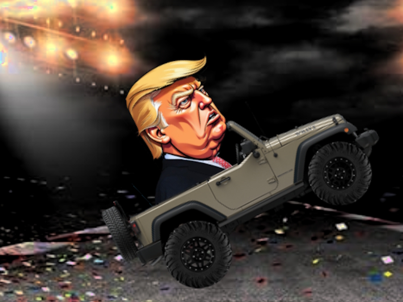 Jeu Trump Wheelie Challenge en ligne