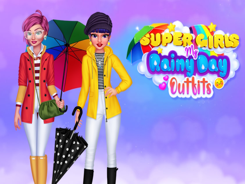 Jeu Super filles mes tenues de jour de pluie en ligne