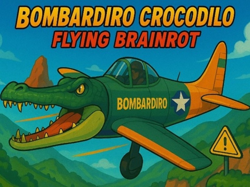 Jeu Bombardiro Crocodilo volant Brainrot en ligne