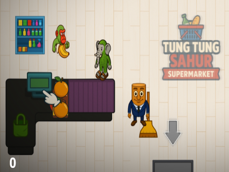 Jeu Supermarché Tung Tung Sahur en ligne