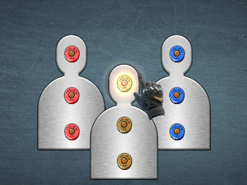 Jeu Vis de match sur le pistolet en ligne