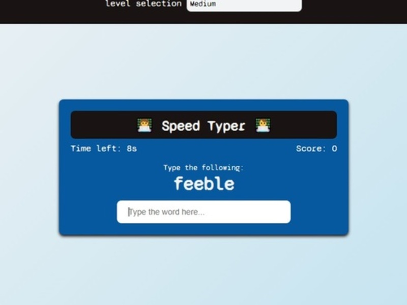 Jeu Speed Typer en ligne
